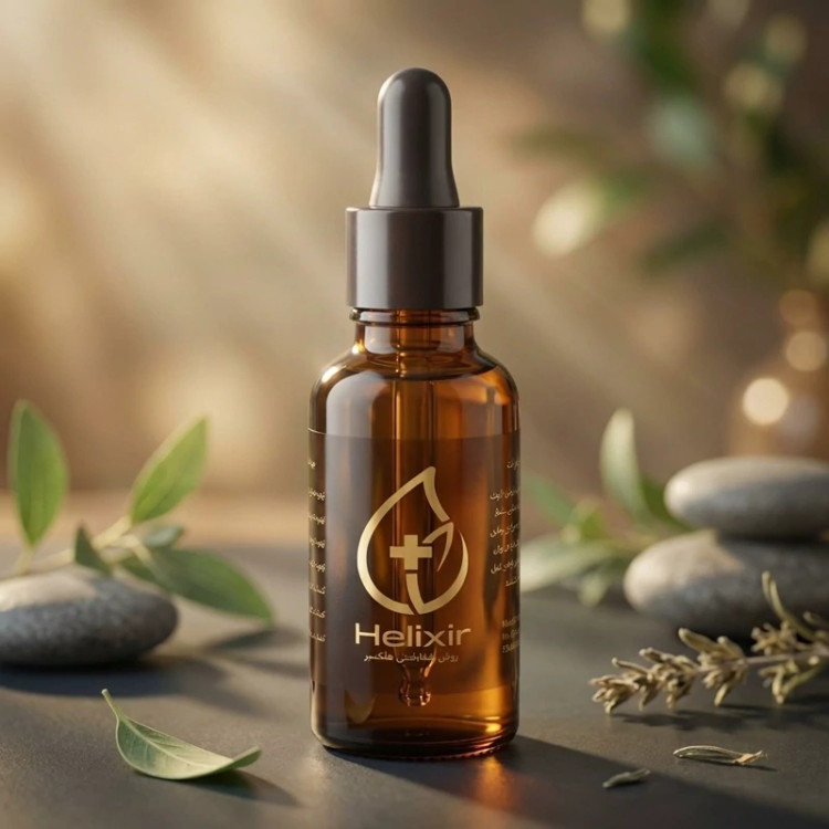 روغن هلکسیر اصل با لیبل اصالت - 30 سی سی