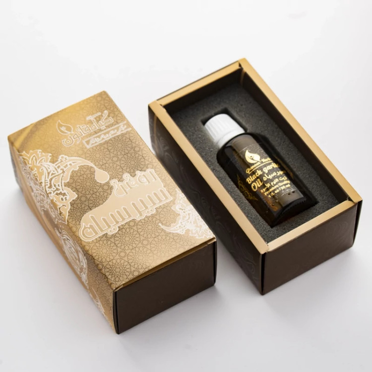 روغن سیر سیاه قانون برای پرپشتی و ضخامت مو و ریش