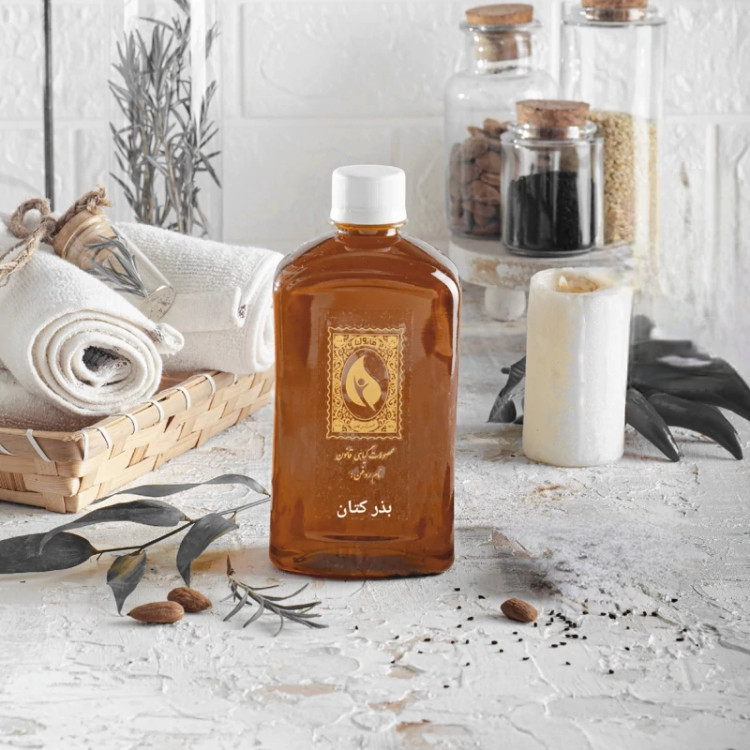 روغن بذر کتان قانون (روغن بزرک) - 500 سی سی